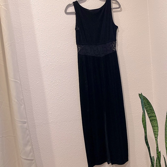 90s velvet All that Jazz maxi dress‎ - Picture 9 of 10